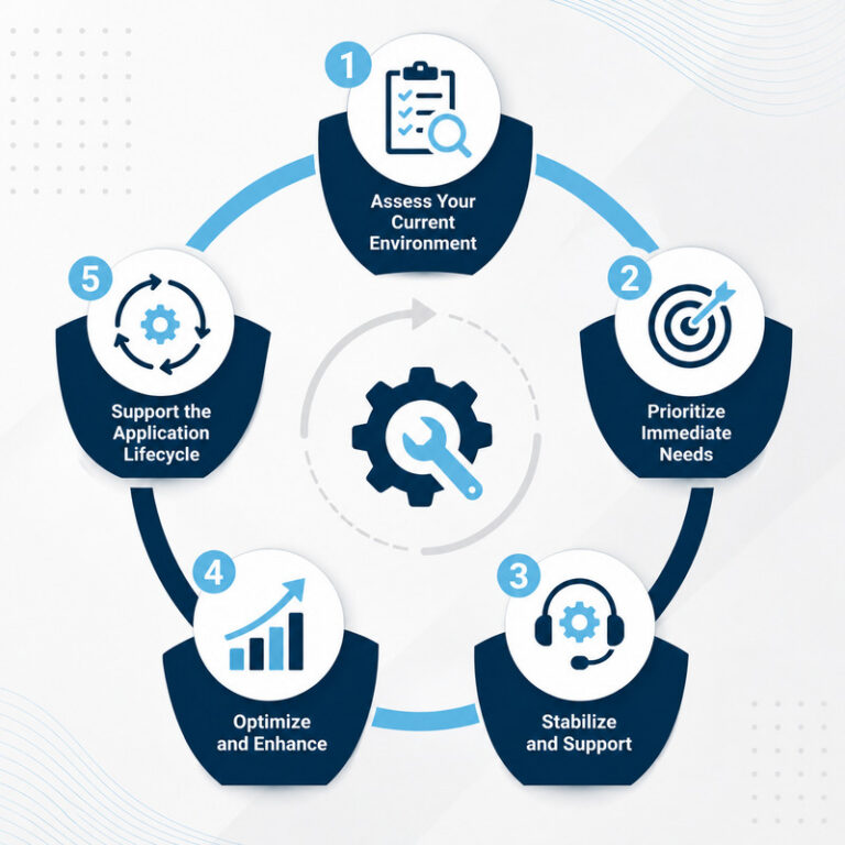 TEMPO Process Automation's application support and maintenance services process